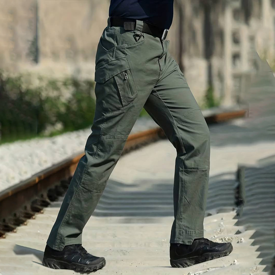 Men's Cargo Pants Multi-Pocket Cotton - Fashinoza