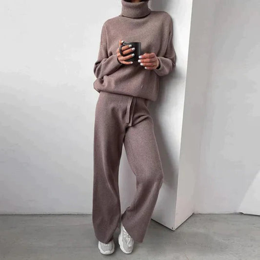 Women's Cashmere Sweater Sets Soft Comfortable - 
Fashinoza