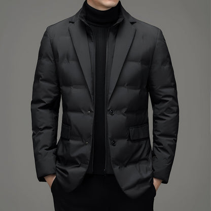 Men's Insulated Quilted Blazer Green Lightweight