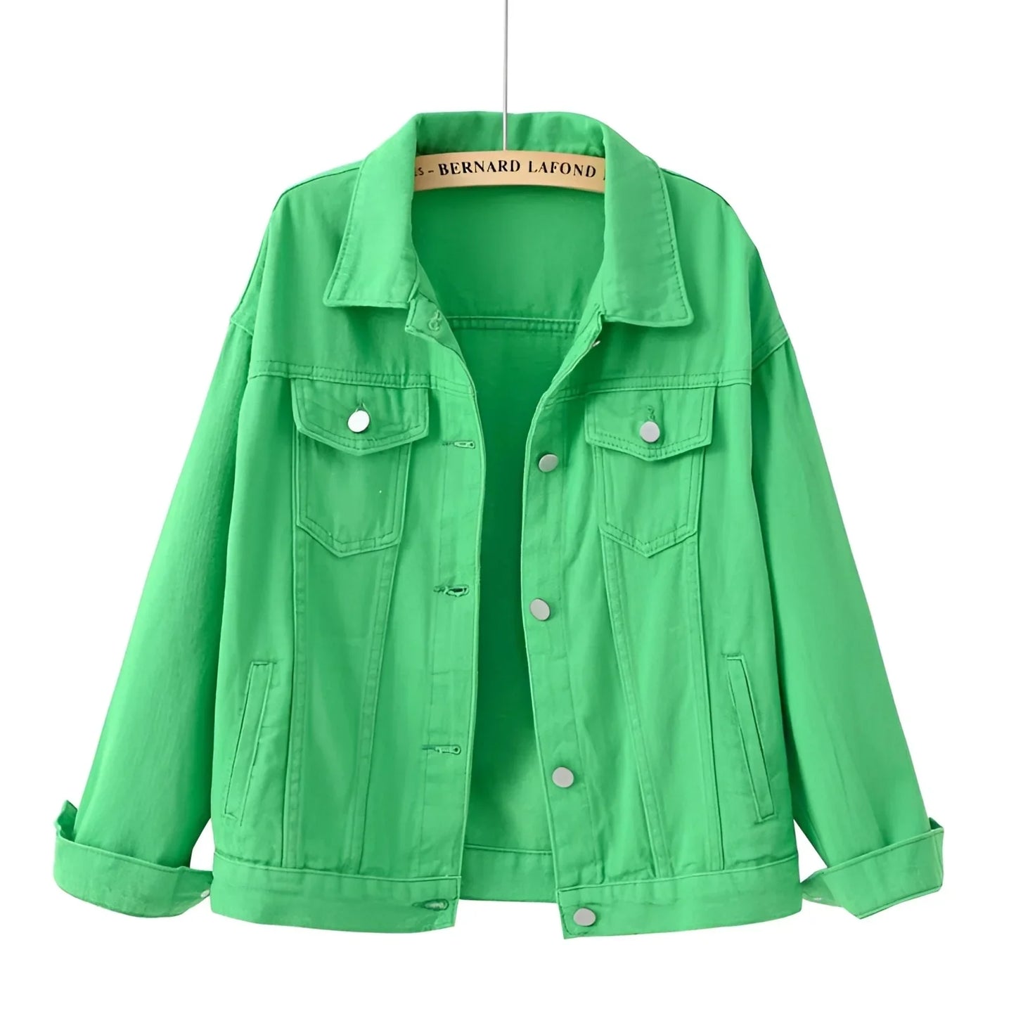 Women's White Denim Jacket Lightweight
