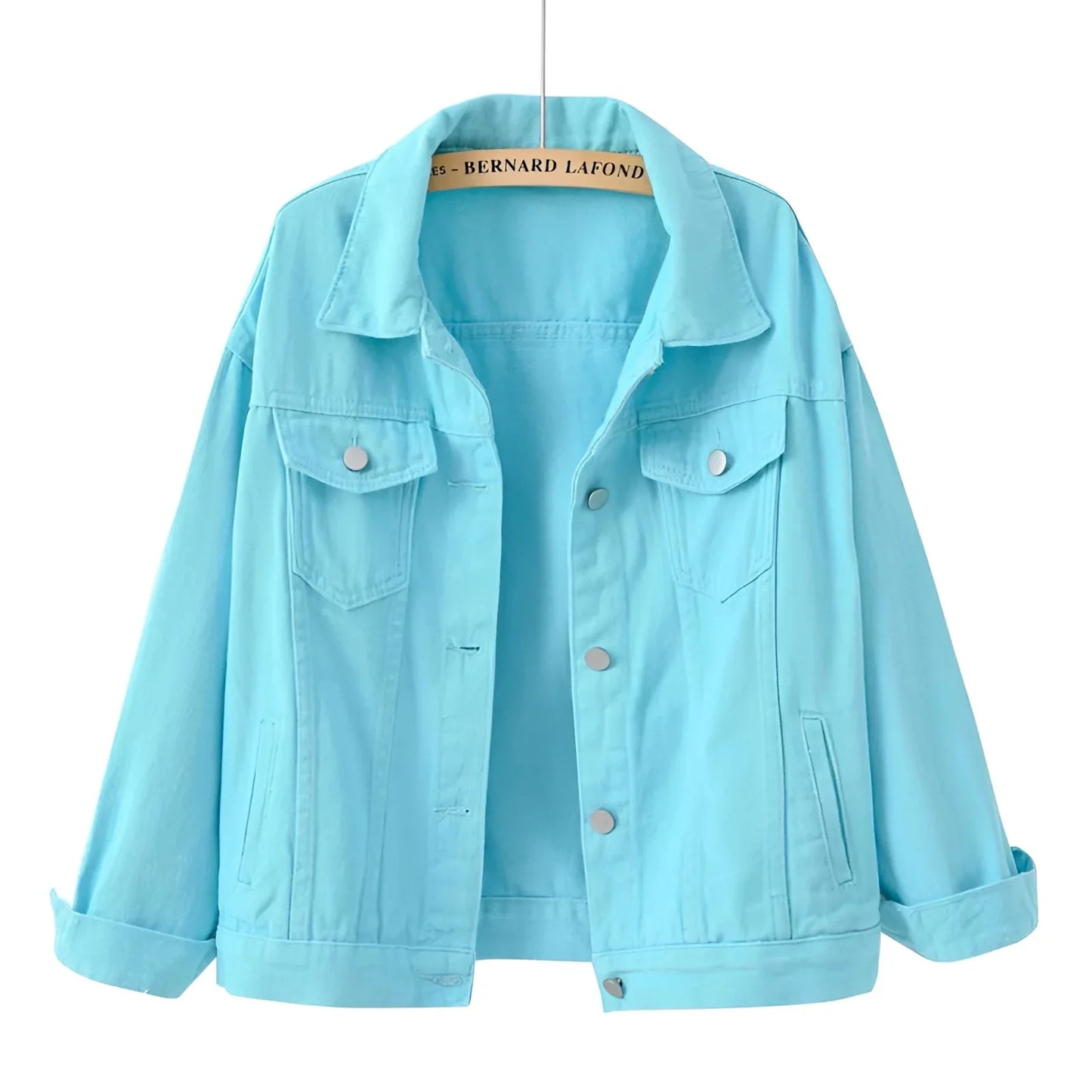 Women's White Denim Jacket Lightweight