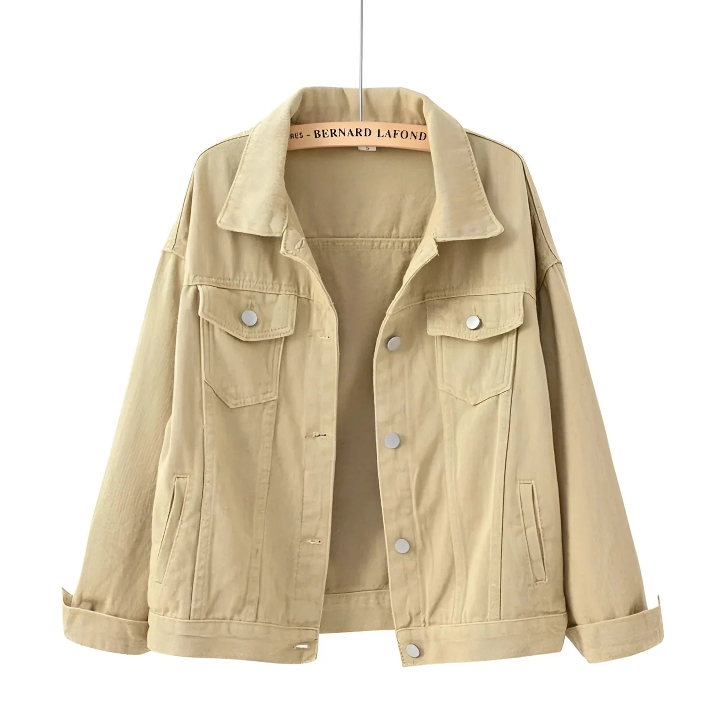 Women's White Denim Jacket Lightweight