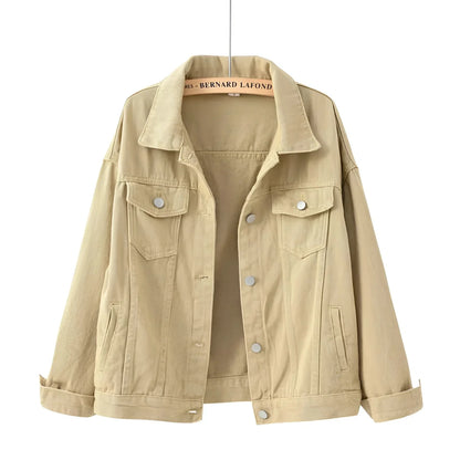 Women's White Denim Jacket Lightweight