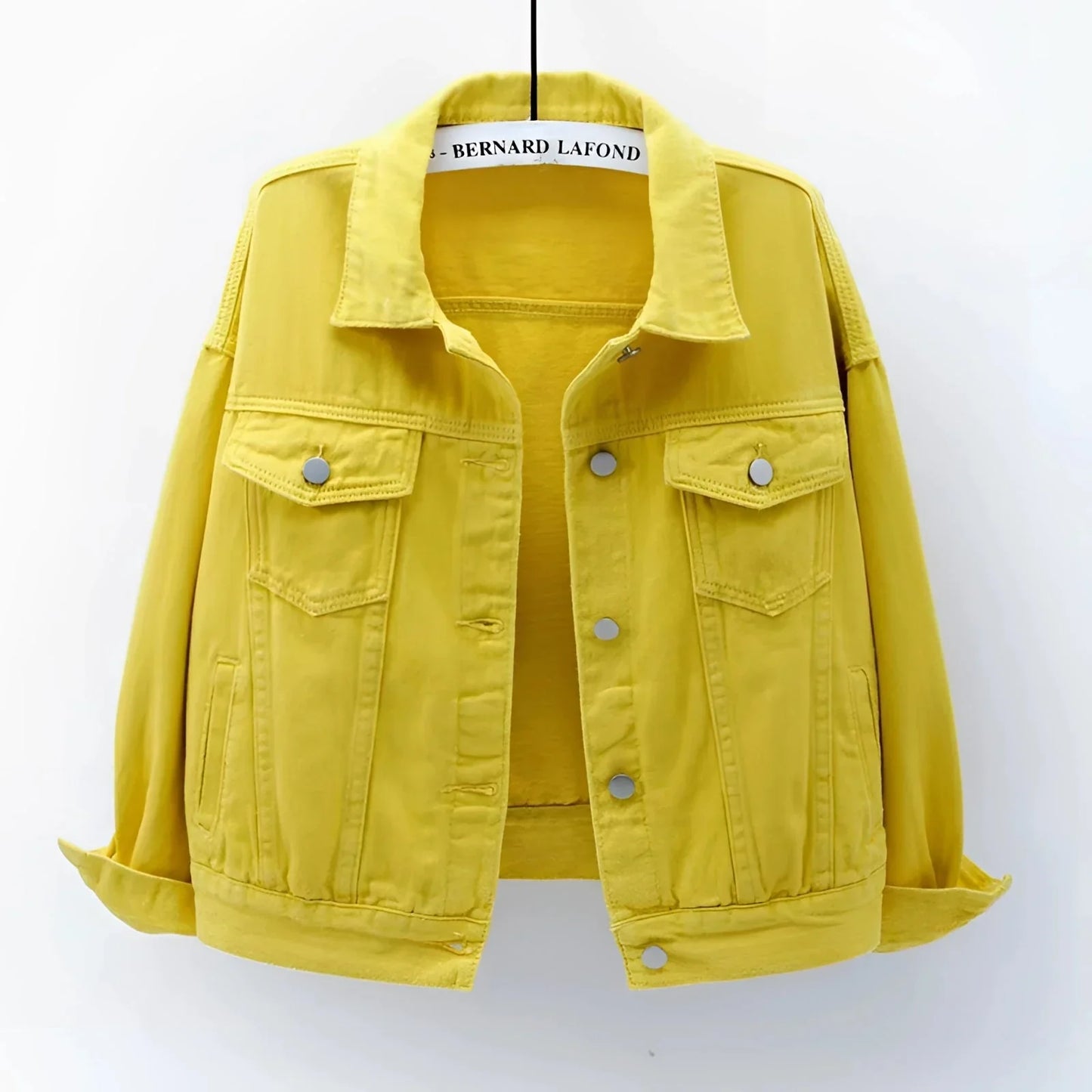 Women's White Denim Jacket Lightweight