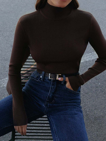 Grace | Women’s Spring Mock Long Sleeve Top