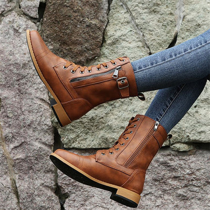 Women's Orthopedic Boots Toe Zipper