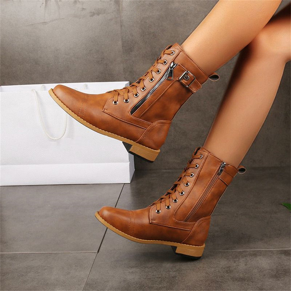 Women's Orthopedic Boots Toe Zipper