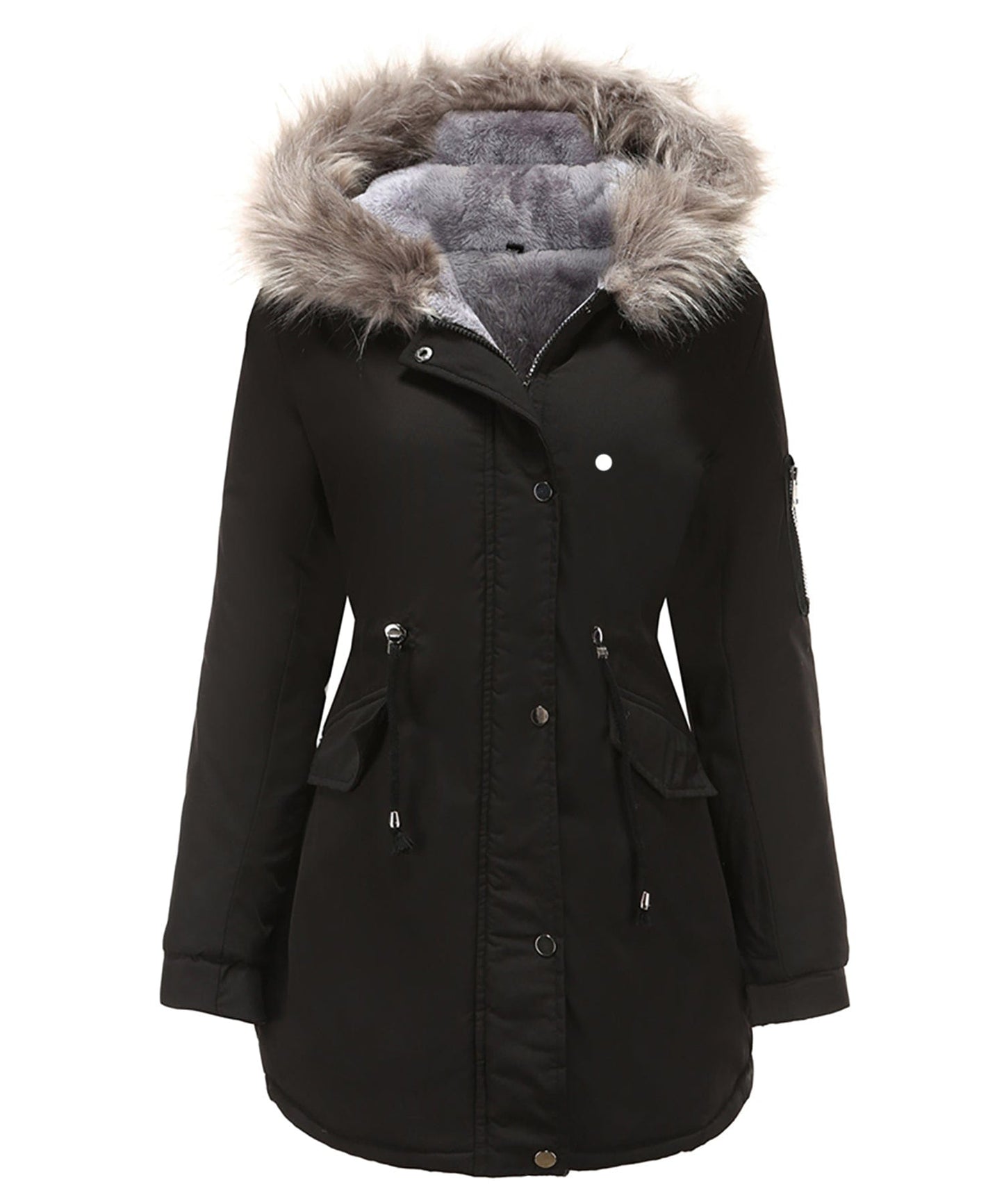 Women's Waterproof Parka Jacket - 
Fashinoza
