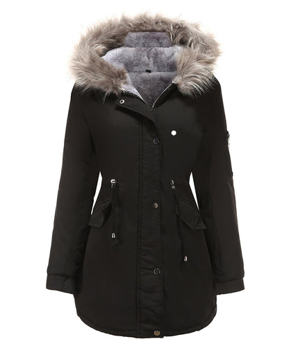 Women's Waterproof Parka Jacket - 
Fashinoza