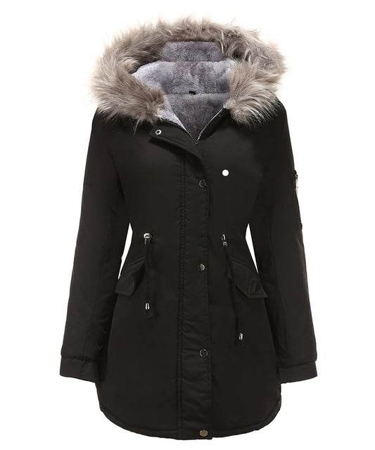 Women's Waterproof Parka Jacket - 
Fashinoza