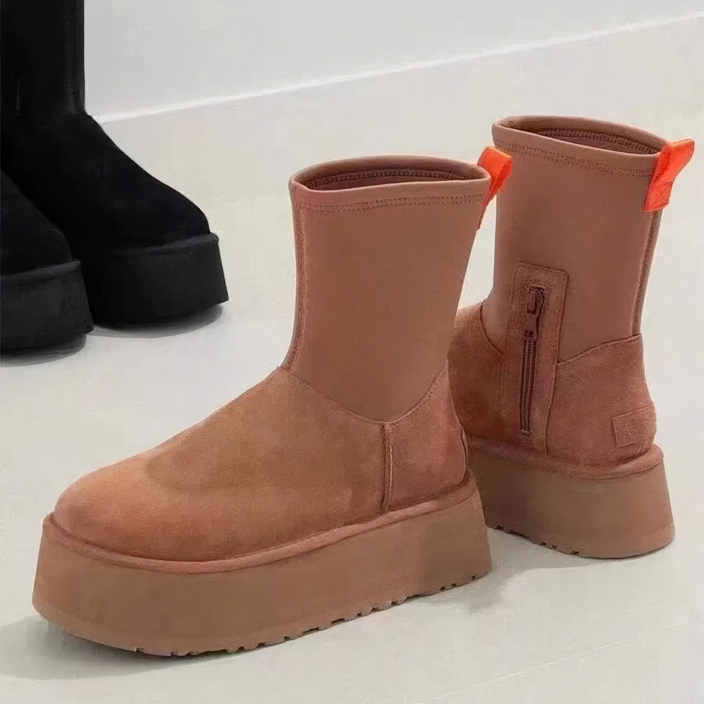 Women's Ankle Boots Platform Pull On