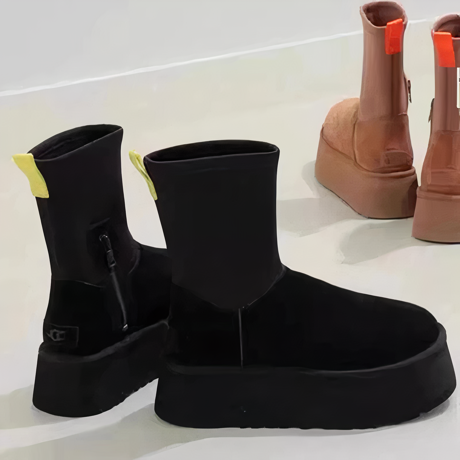 Women's Fur Lined Boots - Fashinoza