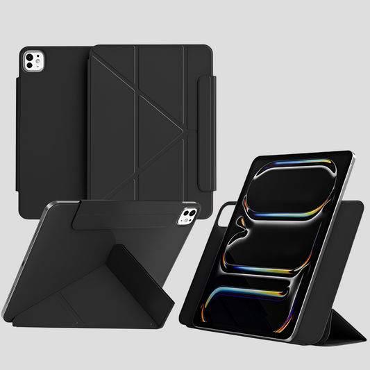 Magnetic 360 Degree iPad Clear Case Protector - Fashinoza
