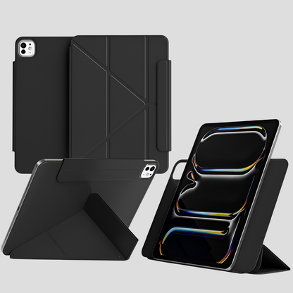 Magnetic 360 Degree iPad Case Protective Clear - Fashinoza