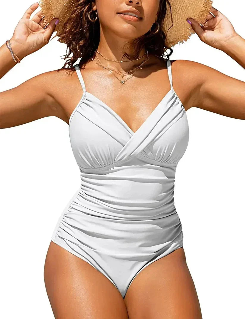 Women's V-Neck Push Up Swimsuit
