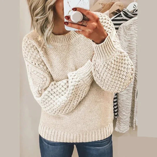 Women's Soft Sweater Luxurious - 
Fashinoza
