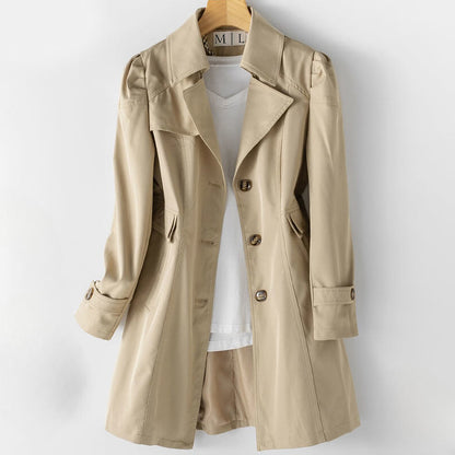 Women's Trench Coat Waterproof by Sofia Amoretti - Fashinoza