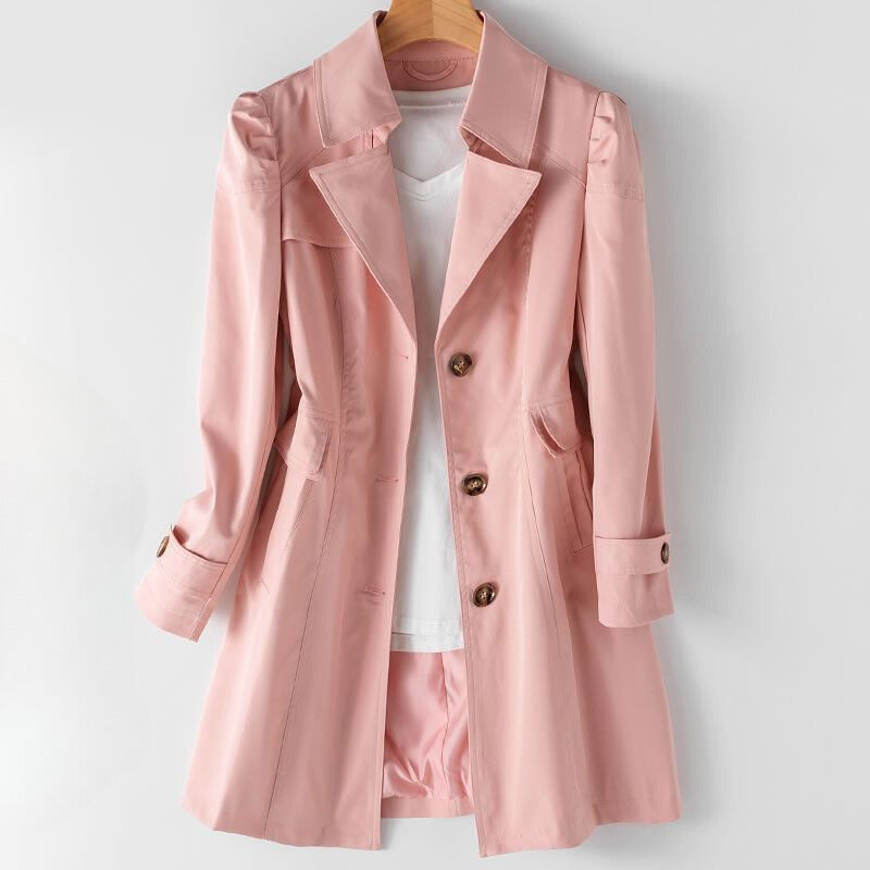 Women's Trench Coat Waterproof by Sofia Amoretti