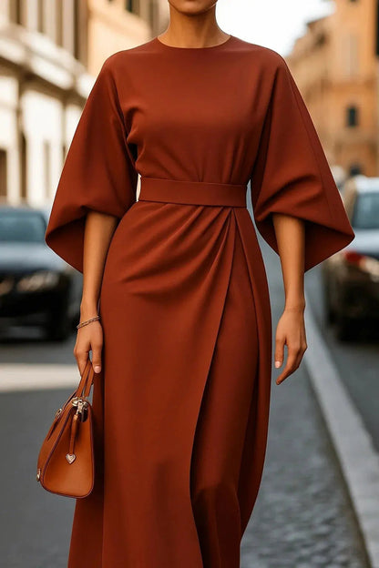 Belted Maxi Dress for Women – Effortless Elegance & Versatility 3