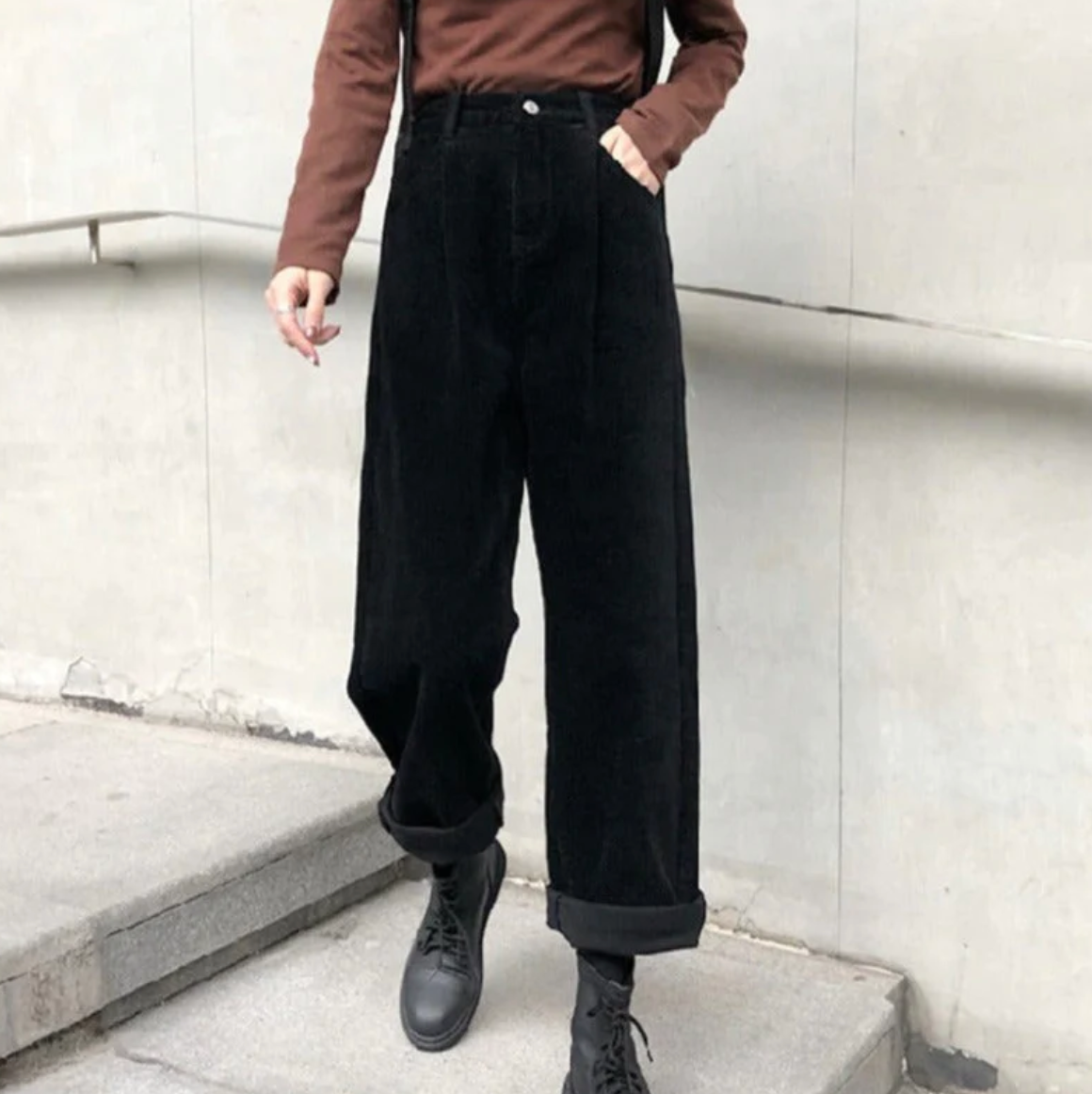 Malia Women's Velvet Casual Pants - 
Fashinoza