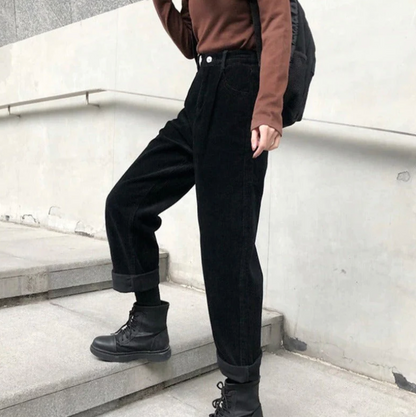 Malia Women's Velvet Casual Pants