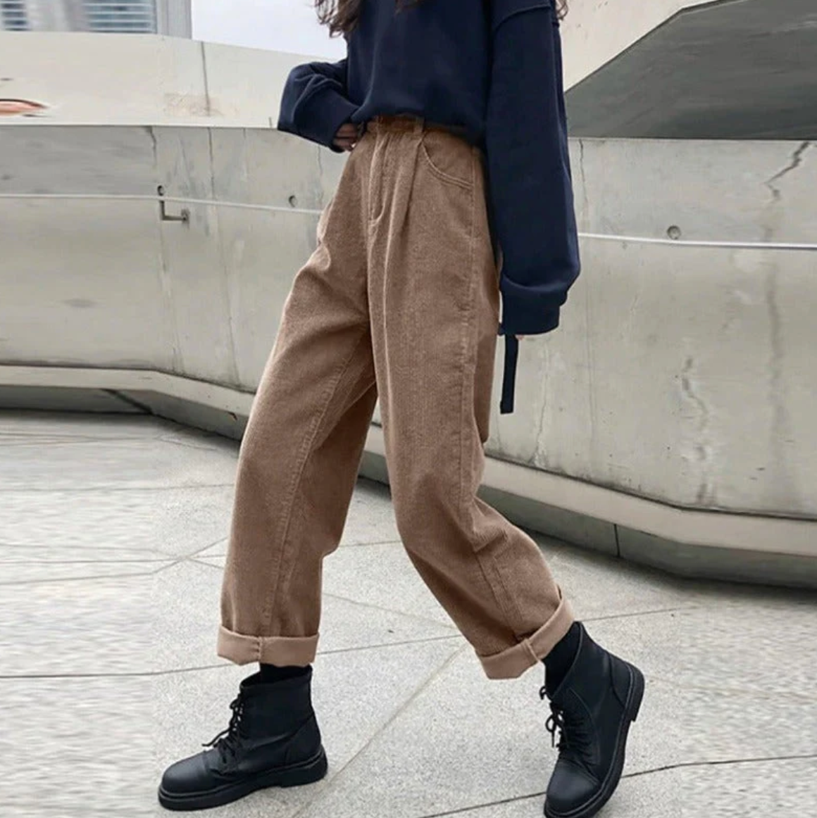 Malia Women's Velvet Casual Pants