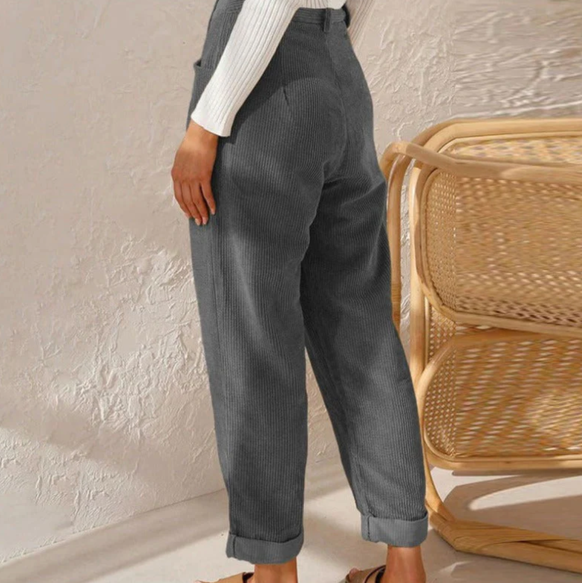 Malia Women's Velvet Casual Pants
