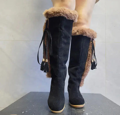 Black Combat Boots for Women – Stylish & Comfortable Winter Footwear