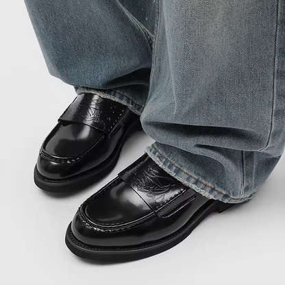 Shelby Men's Leather Loafer Shoe