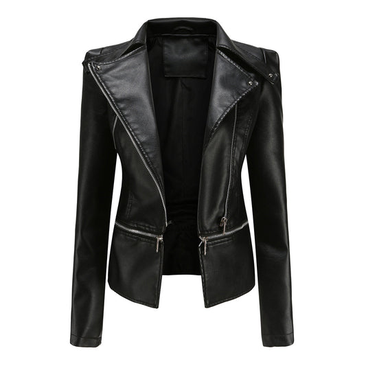 Women's Genuine Leather Jacket - Fashinoza