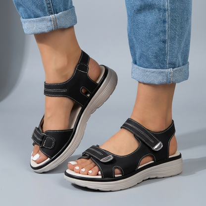 Women's Platform Sandals Adjustable Fit - 
Fashinoza