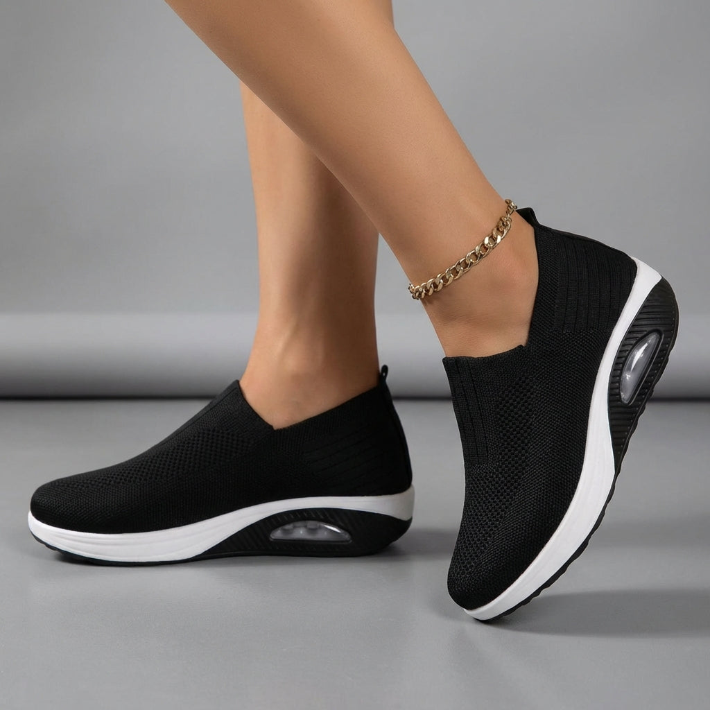 Ella Women's Orthopedic Slip-On Shoes Knit Mesh - 
Fashinoza