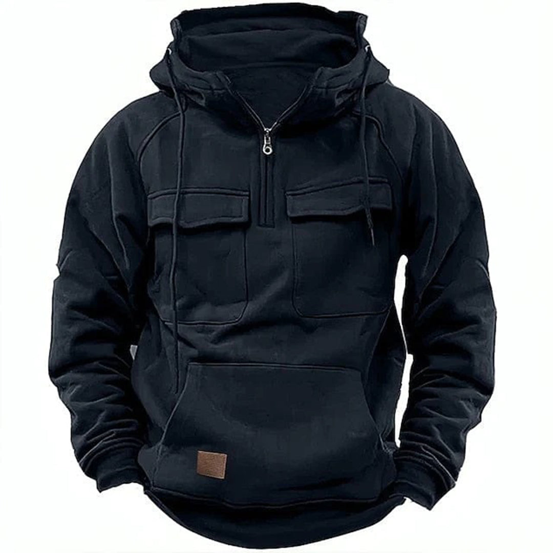 Men's Retro Motorcycle Hoodie Rugged Comfortable