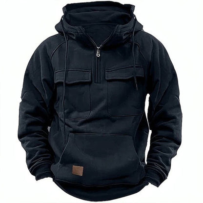 Men's Retro Motorcycle Hoodie Rugged Comfortable