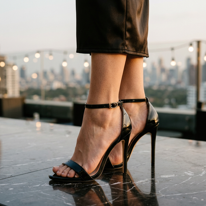 Women's High Heel Ankle Strap Sandals