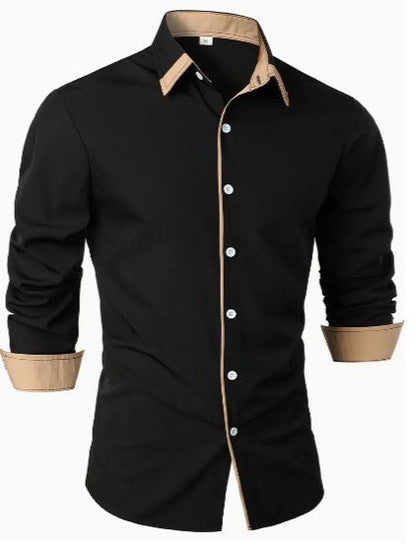 Men's Long Sleeve Casual Shirt Lightweight Breathable