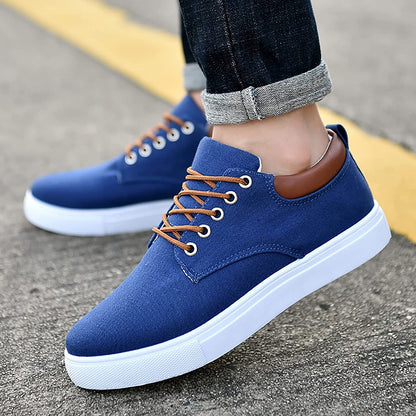 Men’s Two-Tone Lace-Up Sneakers