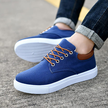 Men’s Two-Tone Lace-Up Sneakers