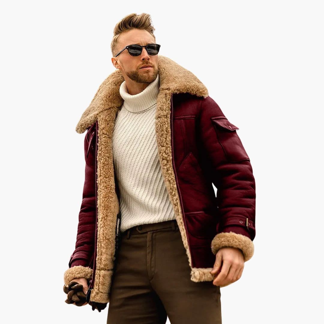 Men’s Classic Aviator Winter Jacket