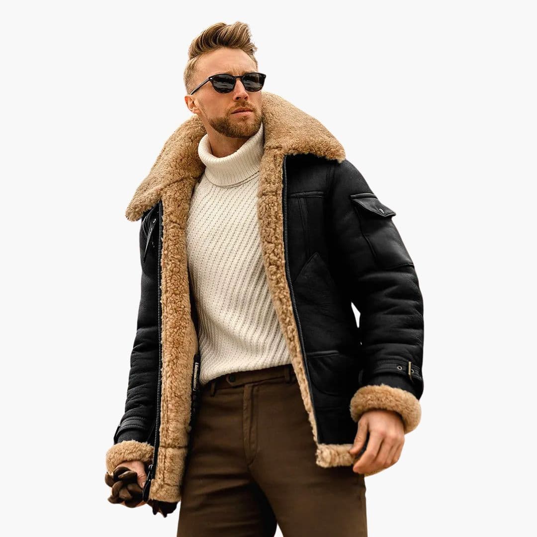 Men’s Classic Aviator Winter Jacket