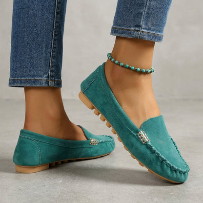 Men's Orthopedic Driving Moccasins Metallic Accents