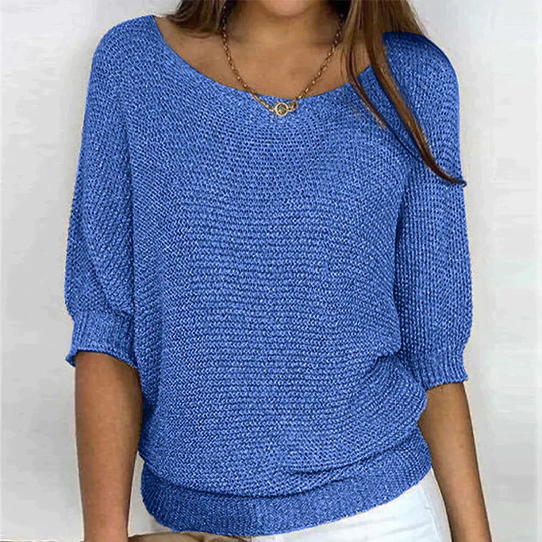 Women's Oversized Sweater Cozy Casual Beige