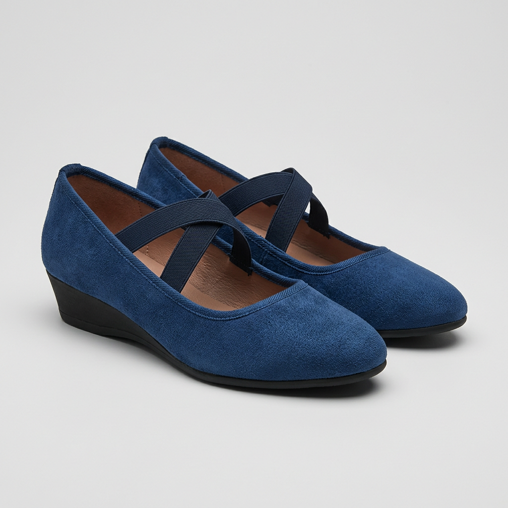 Women's Orthopedic Flats Cross-Strap Support