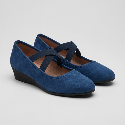 Women's Orthopedic Flats Cross-Strap Support