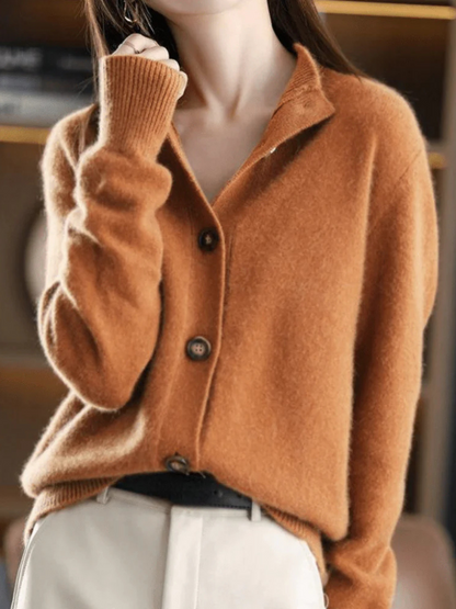 Soft Button Knit Cardigan