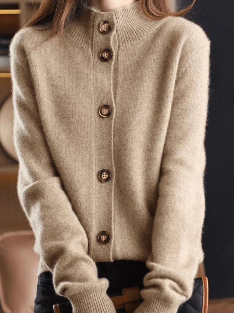 Soft Button Knit Cardigan