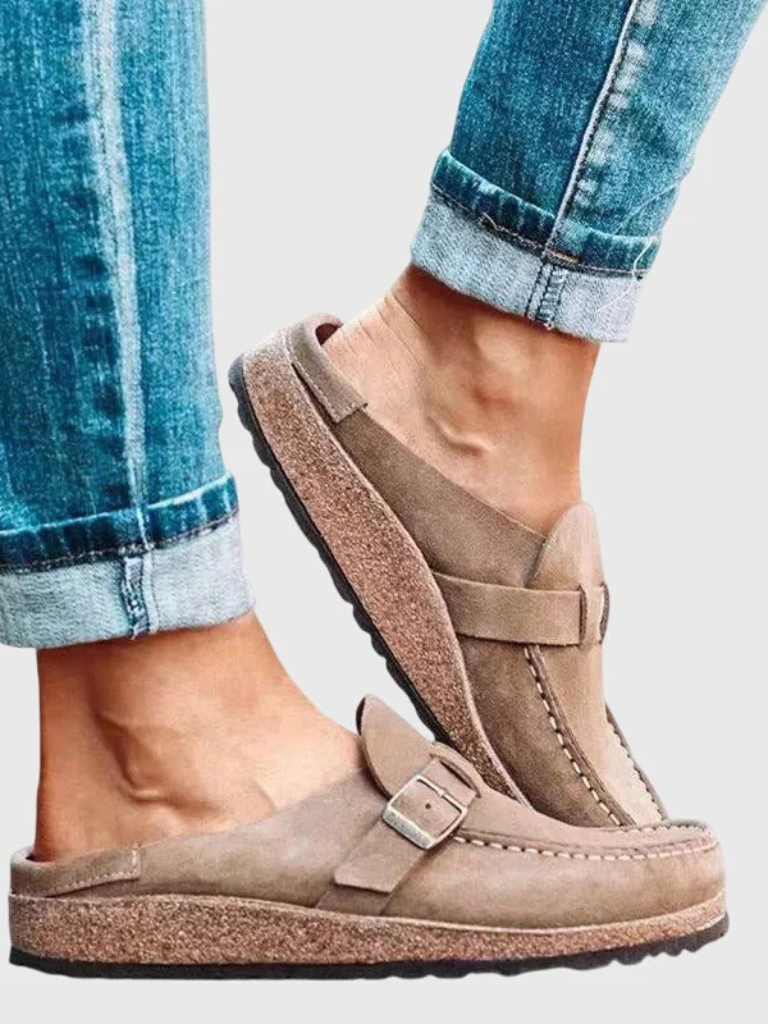 Women's Backless Slip-On Loafers