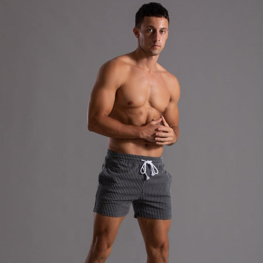 Men's Stretch Fitness Shorts Flexible Comfortable - Fashinoza