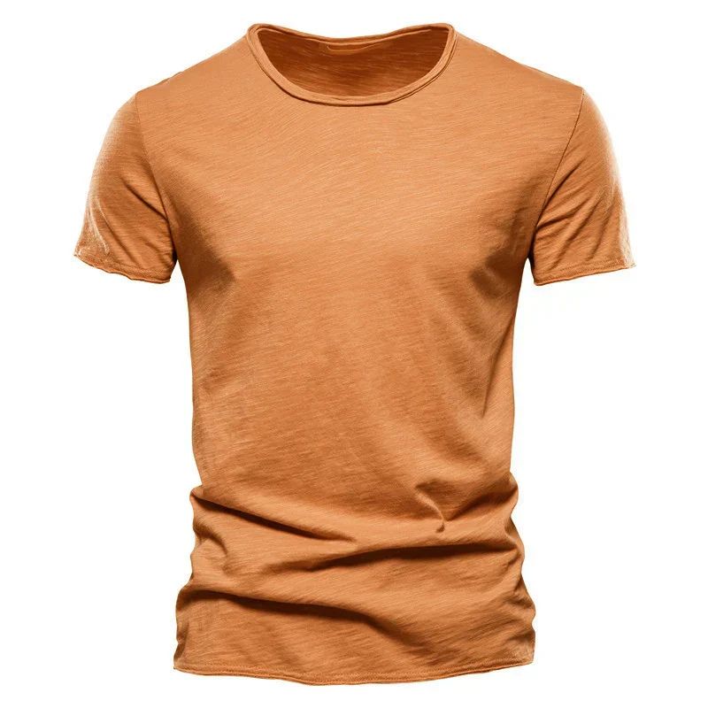 Men's Cotton T-Shirt Breathable Summer White