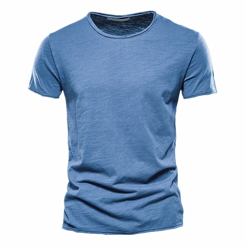 Men's Cotton T-Shirt Breathable Summer White